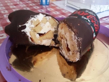 torta bottiglia cocacola